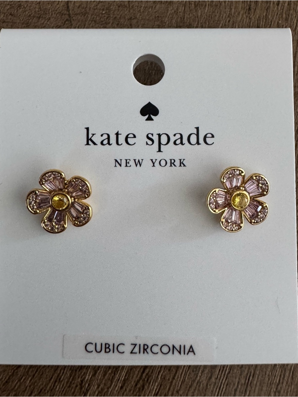 Kate Spade New York Fleurette Flower Stud Earrings – Pink Multi & Gold